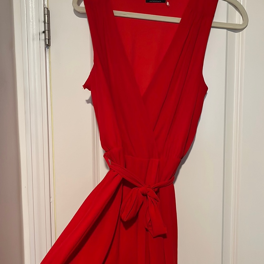 Power Red jumpsuit!
